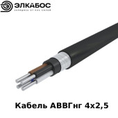 Кабель АВВГнг 4х2,5