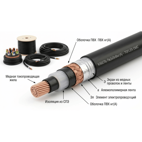 Кабель ТОФЛЕКС ЭМС ПвЭаЭлВнг(А)